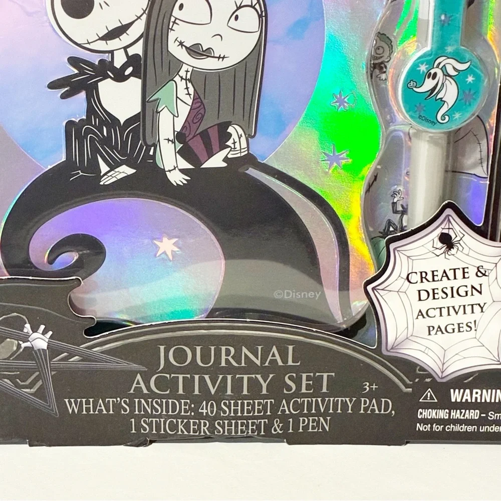Disney Tim Burton's The Nightmare‎ Before Christmas Journal Activity Set NEW